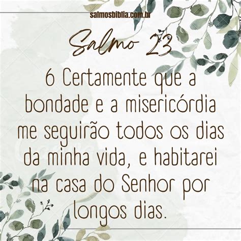 Salmo 23 | Bíblia Sagrada
