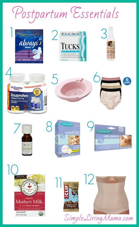 Postpartum Essentials for Mama - Creating a Postpartum Care Kit ...