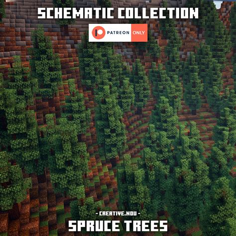 Spruce Trees (Schematic Collection) Minecraft Map