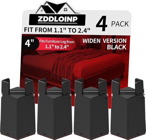 ZDDLOINP Adjustable Furniture Risers 4 Inch with Removable India | Ubuy