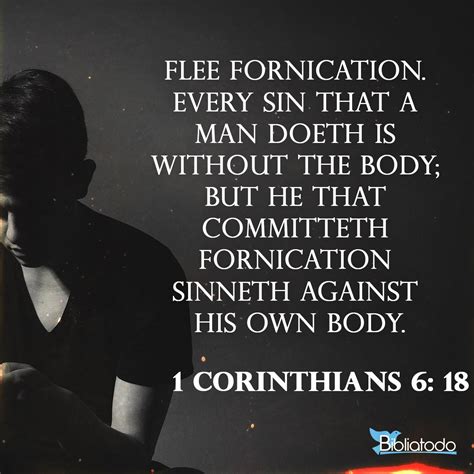 1 Corinthians 6:18 AMP - Run away from sexual immorality [in any form ...