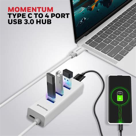 Momentum Type-C To 4xUSB 3.0 Hub | Buy best Laptop Essentials ...