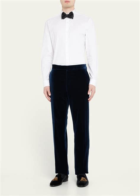 Ralph Lauren Purple Label Men's Gregory Velvet Pants - Bergdorf Goodman