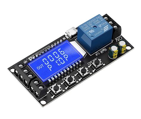 DROK Time Delay Relay, DC 5V/12V/24V Timer Relay Delay-Off Cycle 0.01s ...