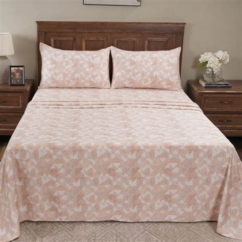 Buy MASPAR Sensory Bloom Cotton 300TC Geometric Print 2Pcs Single ...