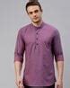 Buy Purple Kurtas for Men by Cross court Online | Ajio.com
