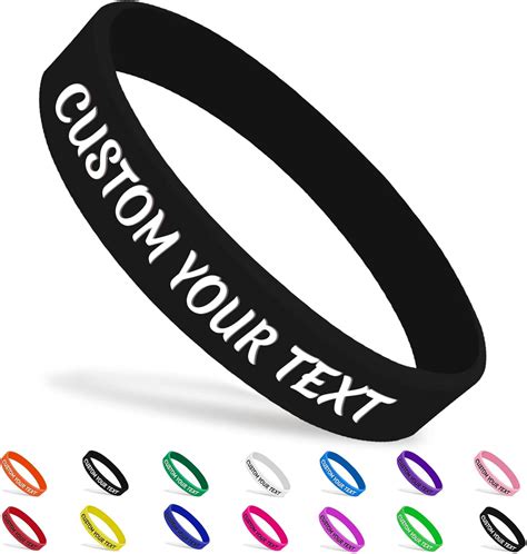 Personalized Silicone Wristbands,Custom Rubber Bracelets,Customized ...