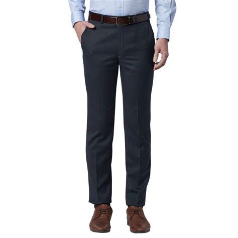 Park Avenue Grey Structure Super Slim Fit Terry Blend Trouser – MyRaymond