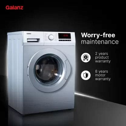 Galanz 7 kg Quick Wash Fully Automatic Front Load Washing Machine with ...