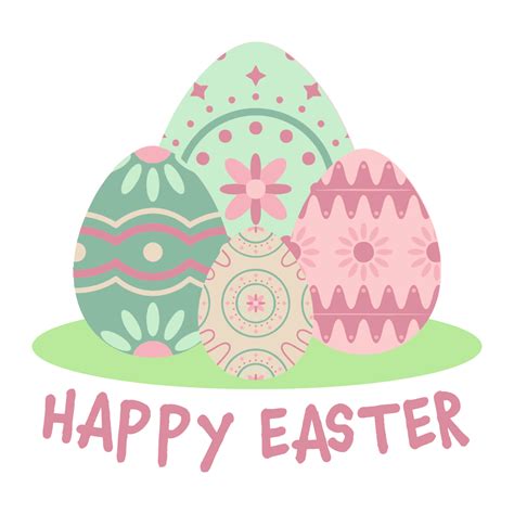 Free Happy Easter Vector Clipart (PNG, SVG) to Edit Online