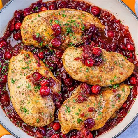 Baked Balsamic Cranberry Chicken - Healthy Fitness Meals