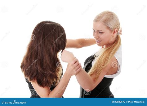 Two Women Fight Stock Photography - Image: 22832672