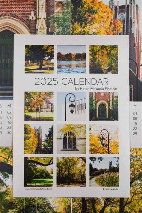 2024 Wellesley College Desk Photo Calendar - Helen Makadia Fine Art