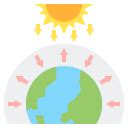 Greenhouse effect Icons & Symbols