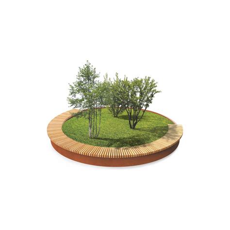特种钢花坛 - GRANDIFIORIERE - METALCO - 木质 / 长方形 / 圆形