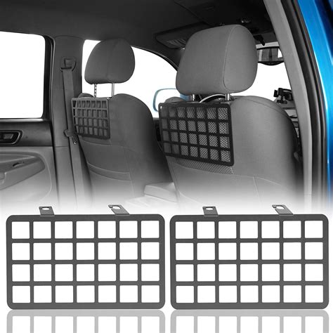 Buy Hooke Road2PCS Tacoma MOLLE Panel Seat Headrest Storage Metal Shelf ...