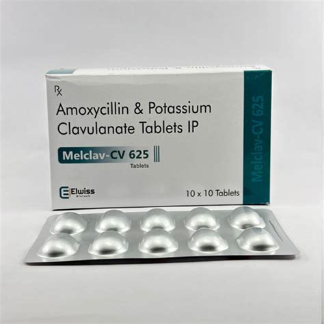 Melclav-CV 625 Tablets Elwiss Biotech Pvt. Ltd.