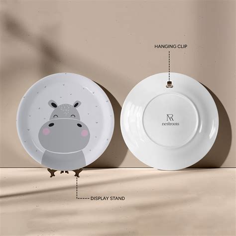 Buy Smiling Safari Smiles Wall Plates Set of 5 Online - Nestroots