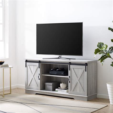 WE Furniture 58 Modern Farmhouse Wood TV Stand - India | Ubuy