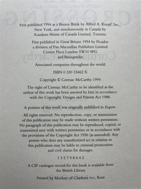 Cormac McCarthy - The Border Trilogy [All The Pretty Horses/Cities of ...