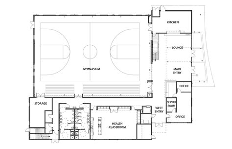 Community Center Floor Plans With Dimensions