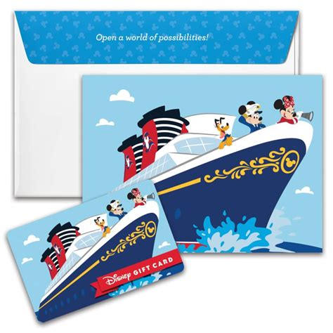 Captain Mickey Mouse and Friends Disney Gift Card Sail into the ...