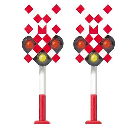 Buy Busch 5968 RR Warning Lights Belgian HO Signals Scale Model Signals ...