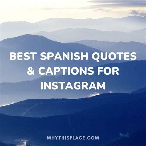 195+ Best Spanish Quotes & Captions for Instagram - WhyThisPlace.com