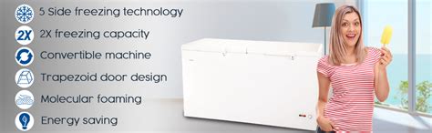 Haier - Double Door Hard Top Deep Freezer HCC 345HCDD , 319 liters ...