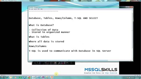 SQL Tutorial by Tech Tfq 的图像结果
