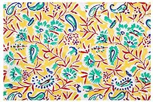 Handicraft-Palace Paisley Block Printed Garment Fabric 100% Cotton ...