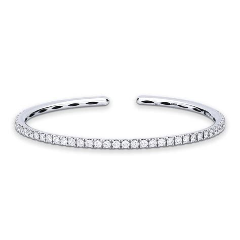Bracciale rigido in oro rosa 18k con diamanti brown | GV