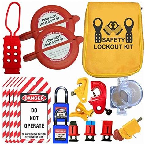 Lockout Tagout Yellow Pouch Loto Kit-312 Set Of 1 Safety House Loto ...
