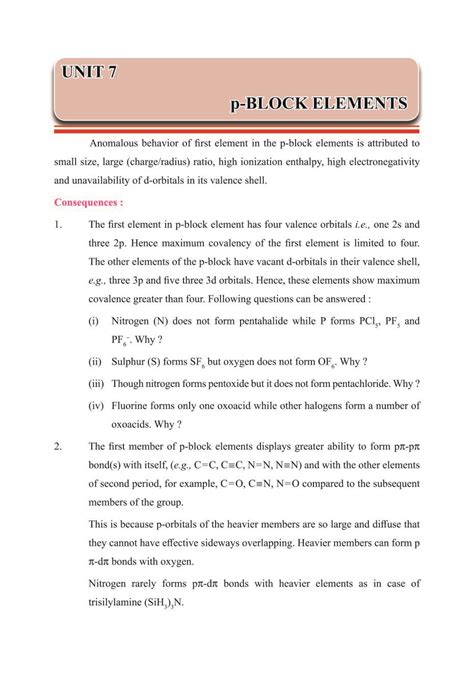 Class 12th P Block All Structure 的图像结果