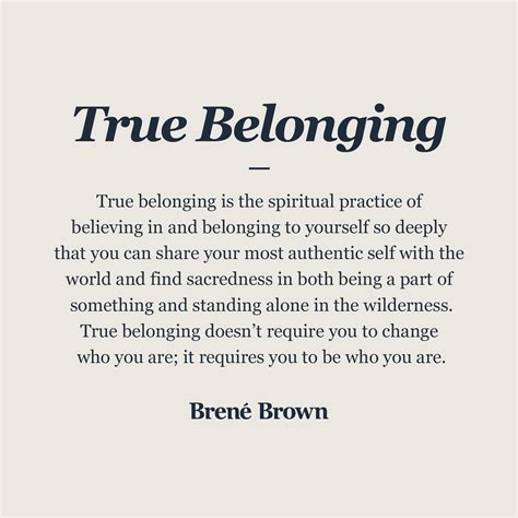 True belonging brene brown quotes – Artofit