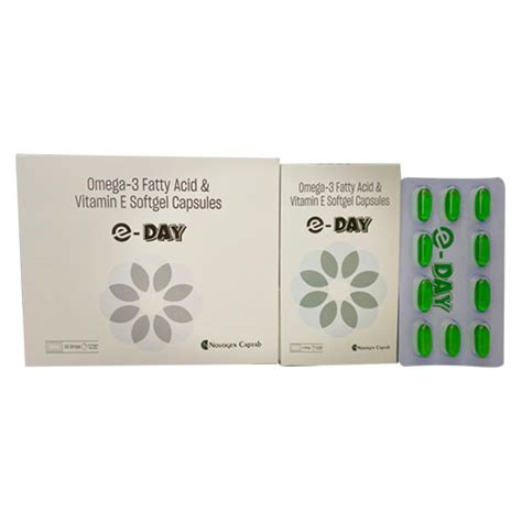 E-DAY Softgel Capsules Novogen Captab