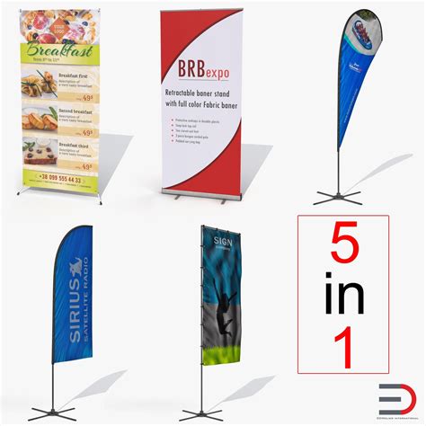 banner 3d model