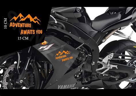 SIGN EVER Yamaha R15 V3 Stickers for Adventure Awaits You Bike Sides ...