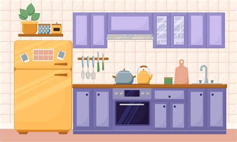 Kitchen Cartoon 的图像结果