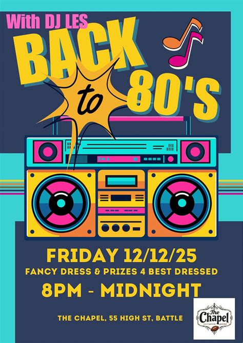 80’s party, 55 High Street, Battle, Bexhill, 12 December 2025 | AllEvents