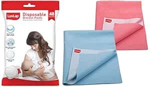 Buy LuvLap Ultra Thin Honeycomb Nursing Breast Pads, 48pcs & Instadry ...