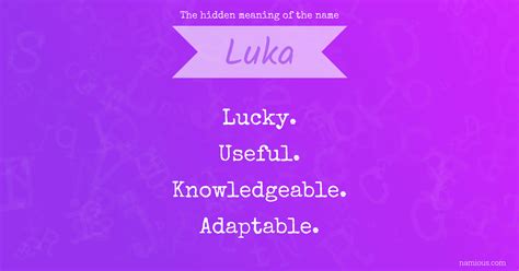 Definition Of Luka