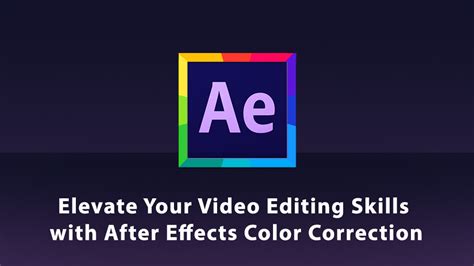 Image result for After Effects Color Correction