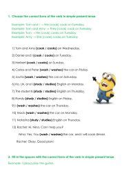 Image result for Simple Present Practice ESL