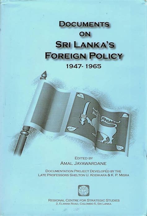 Documents on Sri Lanka's Foreign Policy, 1947-1965 : Amal Jayawardane ...