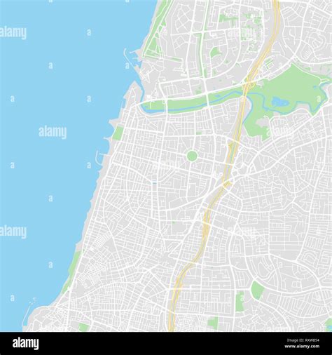 Map of tel aviv hi-res stock photography and images - Alamy