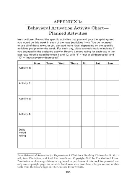 Image result for Behavioral Activation Tracking Sheet