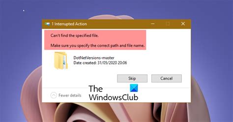 Image result for It Is Not Found Any File Specified