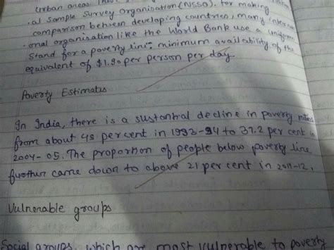 how poverty line is estimated in India explain with the help of example ...