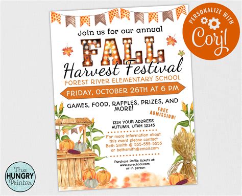 Harvest Fest Party Flyer